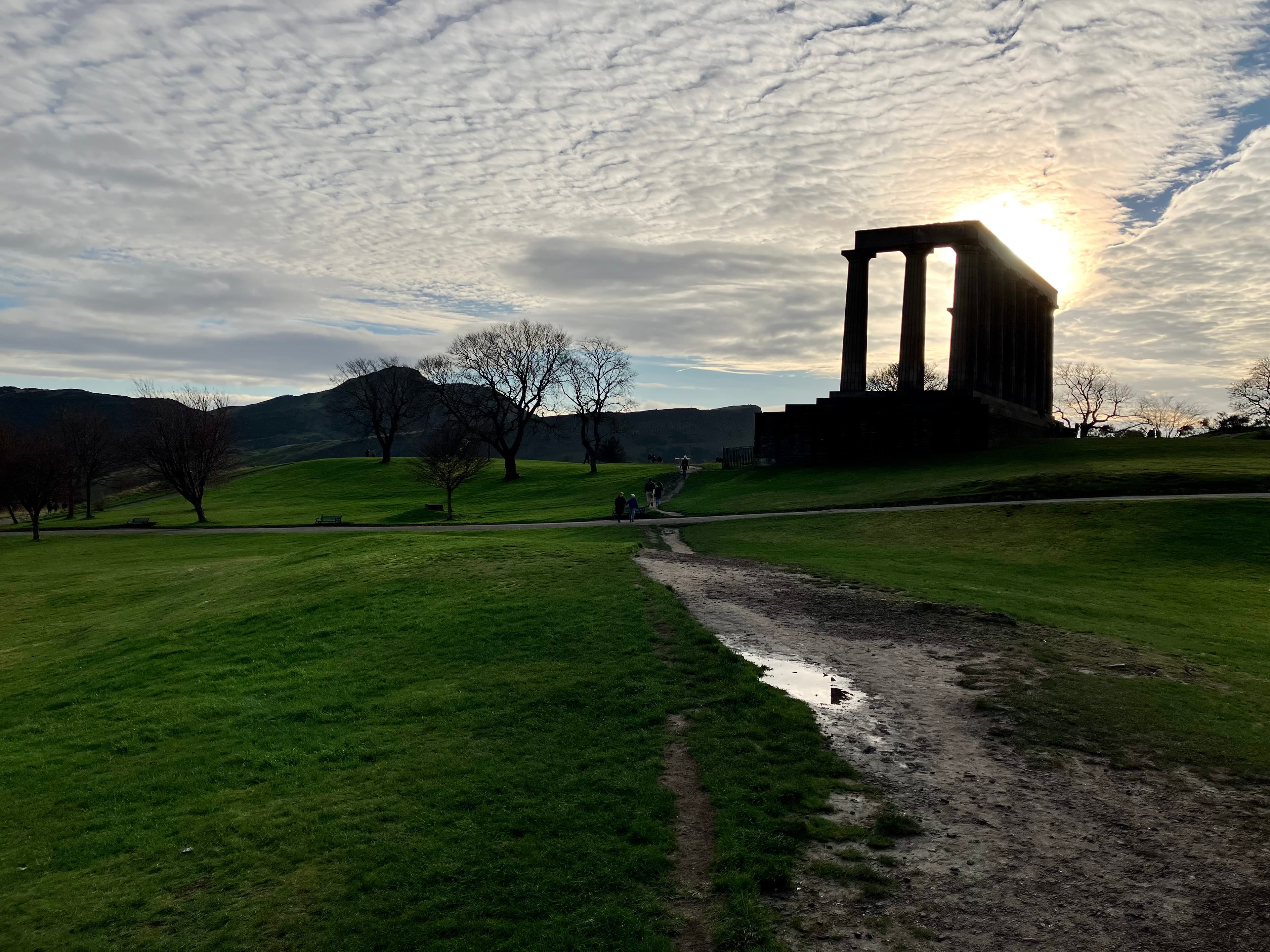 The National Monument of Scotland on Calton Hill, Edinburgh