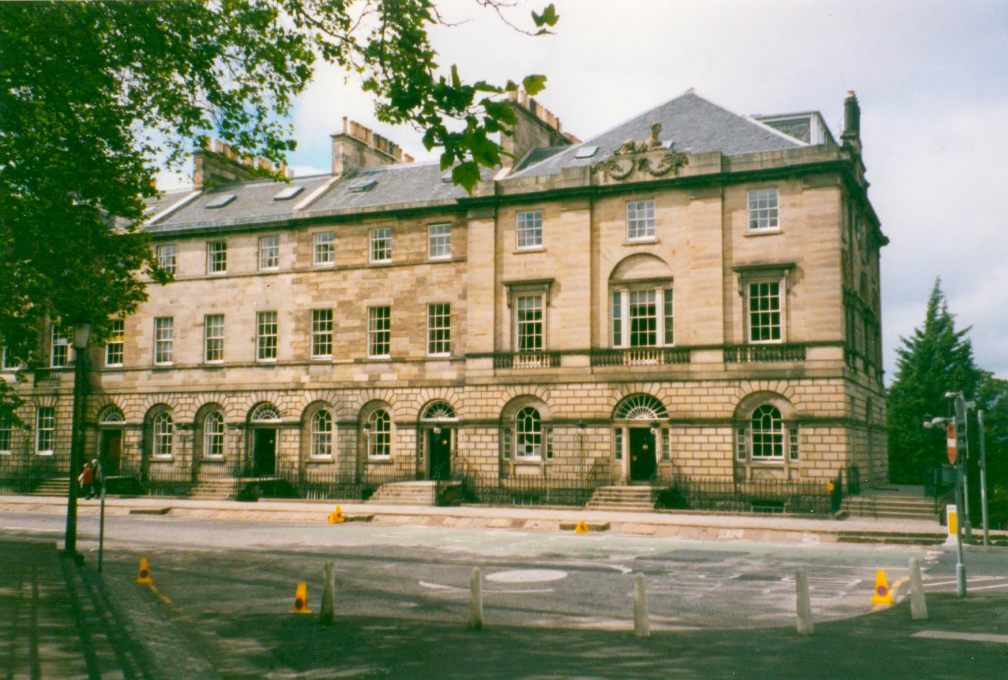 Georgian terraced houses in Charlotte Square, Edinburgh's New Town